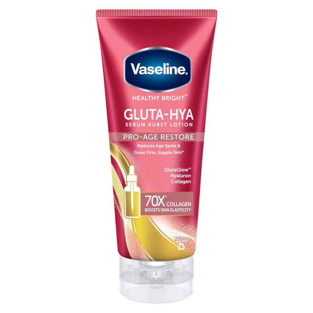 Vaseline® Gluta-Hya Serum Burst Lotion Pro-Age Restore