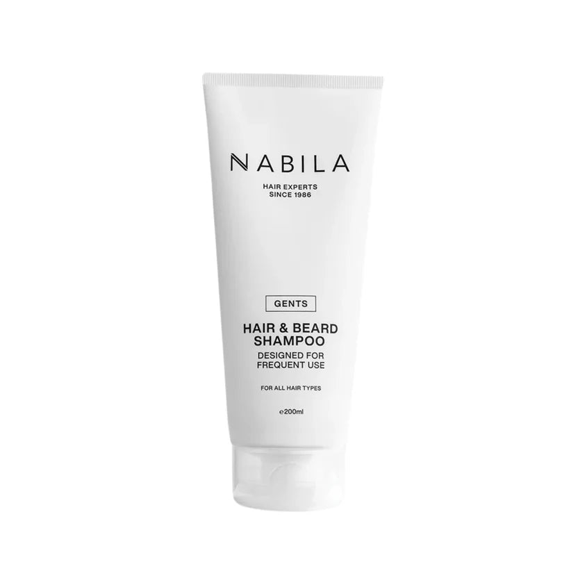 Nabila Gents Daily 2 In 1 Hair & Beard Shampoo For All Hair Types