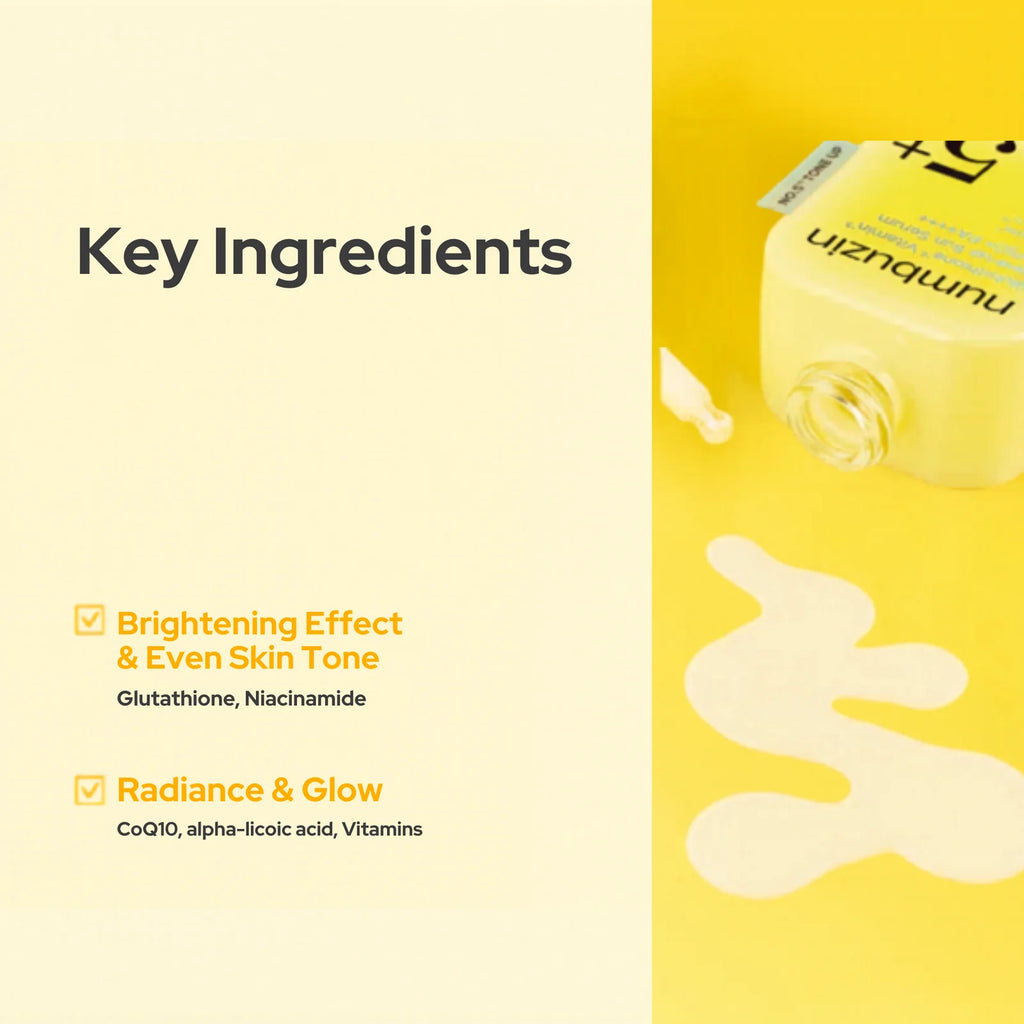 Numbuzin No.5 Glutathione Vitamin Tone-up Sun Serum