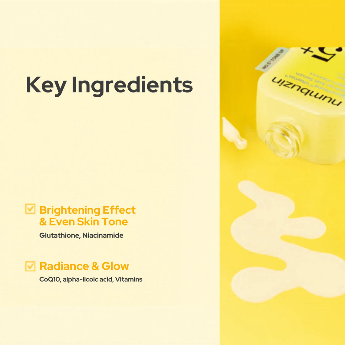 Numbuzin No.5 Glutathione Vitamin Tone-up Sun Serum