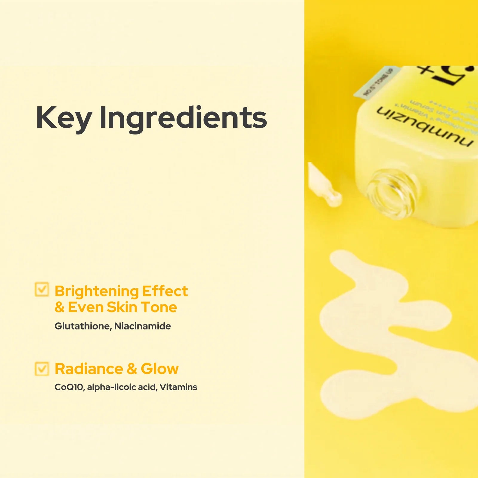 Numbuzin No.5 Glutathione Vitamin Tone-up Sun Serum
