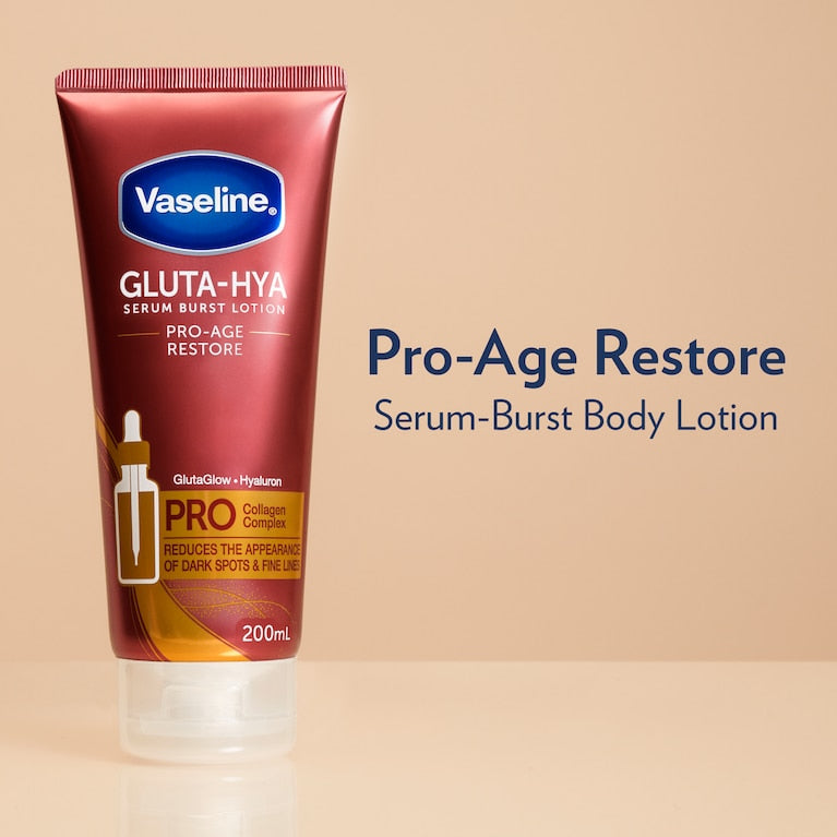 Vaseline® Gluta-Hya Serum Burst Lotion Pro-Age Restore