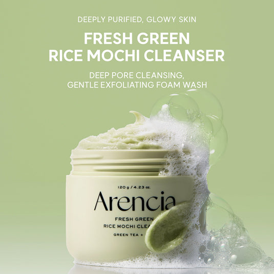 Translation missing: en.Arencia Fresh Green Rice Mochi Cleanser mochi texture