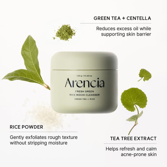Translation missing: en.Arencia Fresh Green Rice Mochi Cleanser foam