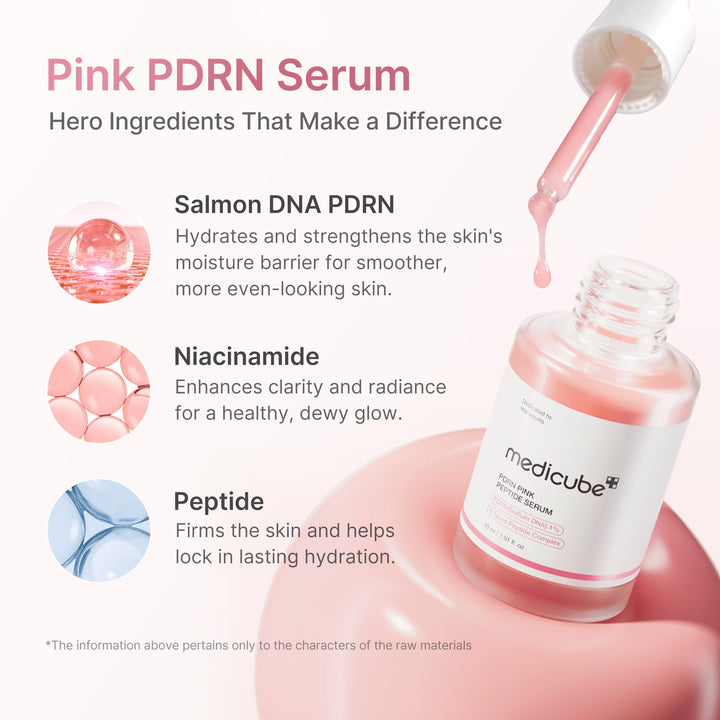 Translation missing: en.Medicube PDRN Pink Peptide Serum key ingredients