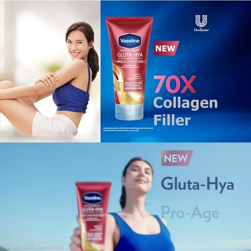 Vaseline® Gluta-Hya Serum Burst Lotion Pro-Age Restore